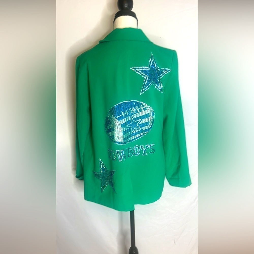 Dallas Cowboys Custom Bedazzled Blazer by Moving Forward Design